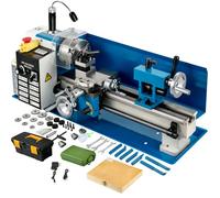Mini Tour à Métaux-Duoku-Tour d'établi 7""x14""-Tour à Travail des Métaux 550 W à Vitesse Variable 2250 tr/min, Tour CNC à Mandrin