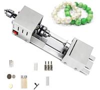 Mini tour à métaux pour le travail du bois, 4000-8000 trmin, 7 vitesses variables, machine de gravure et de polissage de précision compacte et portable avec mandrin de perçage pour atelier et loisi