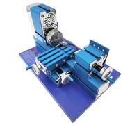 Mini-tour à métaux, tour électrique de table tout métal, tour d'apprentissage DIY avec 20000 tr/min, appareil motorisé pour le travail des métaux, équipement de salle technologiques