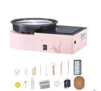 Mini Tour de Potier Electrique-Duoku-Equipé D'une Roue de 158 mm-Rotation Bidirectionnelle-Vitesse Ajustable