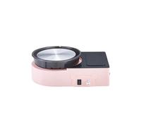 VEVOR Mini tour potier électrique, plateau 158mm, rotation avant/arrière, vitesse réglable, Rose
