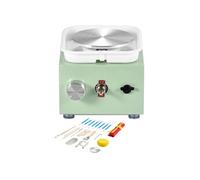 VEVOR Mini Tour de Potier Électrique Roue de Poterie Vitesse 0-320 tr/min Vert