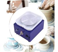 Mini tour de potier électrique, vitesse réglable, fonctionnement silencieux, taille compacte