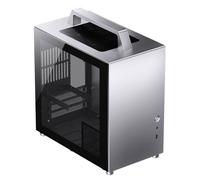 mini-tour Jonsbo Jonsbo T8 PLUS Mini-ITX Gehäuse, Tempered Glass - silber Boîtier gaming, Boîtier
