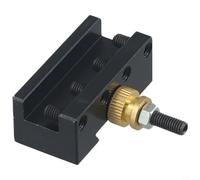 Mini tour porte-outil à changement rapide pour inserts de fraisage CCMT TCMT, tige cylindrique d'outil de tournage de 6,35 mm à 1,27 cm, outil de fraisage en alliage d'aluminium