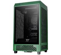 mini-tour Thermaltake The Tower 200 Boîtier PC vert racing 2 ventilateurs pré-installés, fenêtre latérale, filtre anti-poussière
