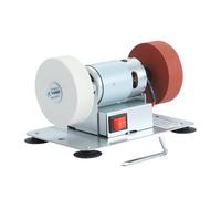 Mini Touret à Meuler d'Établi Affûteuse de Lames à Vitesse Variable | Meuleuse Électrique pour Outils Coupants Pour Artisanat, Meulage, Ponçage, Roche, Bois, Dérouillage, Forets Acier, Maison