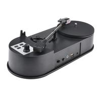 Mini tourne-disque vinyle, gramophone, rotation directe, clé USB, MP3, double vitesse, 33 tours