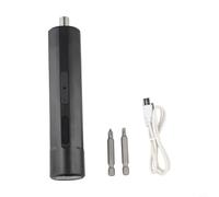 Mini tournevis électrique 3,6 V léger avec 2 embouts de tournevis pour bricolage