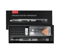 Mini tournevis électrique - Outils de réparation de tournevis 50 en 1 - 3 réglages de couple - Lumière LED | Pour homme électricien, PC, montre, ordinateur portable, lunettes de réparation