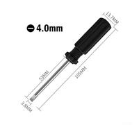 Mini tournevis simple au design simplifié parfaitement dimensionné à 10,2 cm, 33 cm pour gérer facilement de petites tâches (tournevis fendu)
