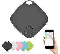 Mini Traceur Bluetooth We-Tag,Localisateur D'Objets Et De CléS En Temps RéEl,Mini Traceur Bluetooth Intelligent,Localisateur Gps Portable Pour Chiens Et Chats,Pour Animaux,CléS Et Valises,Black