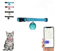 Mini traceur GPS étanche pour chiens et chats, design en forme de cloche pour un suivi en temps réel dans le monde entier, fixation facile à n'importe quel collier pour une sécurité ultime des animaux