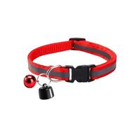 Mini Traceur GPS for Animaux de Compagnie avec Collier Ajustable, Anti-Perte et Compatible la localisation en Temps réel(Red)