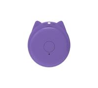 Mini Traceur GPS Intelligent Bluetooth 5.0 for Chien et Chat, Alarme Anti-Perte, étiquette Intelligente sans Fil for Sac d'enfant, Portefeuille, localisateur de clés(Purple-C)