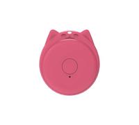 Mini Traceur GPS Intelligent Bluetooth 5.0 for Chien et Chat, Alarme Anti-Perte, étiquette Intelligente sans Fil for Sac d'enfant, Portefeuille, localisateur de clés(Pink-C)