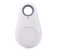 Mini Traceur GPS Intelligent for Chien et Animaux domestiques, Bluetooth 4.0, Alarme Anti-Perte, étiquette sans Fil for Sac d'enfant, Portefeuille, localisateur de clés(White)