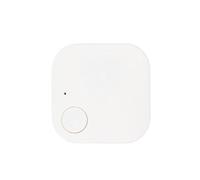 Mini Traceur GPS Intelligent for Chien et Animaux domestiques, Bluetooth 4.0, Alarme Anti-Perte, étiquette sans Fil for Sac d'enfant, Portefeuille, localisateur de clés(Style 2 - White)