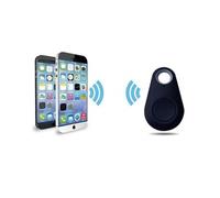 Mini traceur gps pour smartphone samsung, huawei, sony, etc bluetooth porte-clefs chat chien tracker (noir)