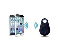 Mini traceur gps pour smartphone samsung, huawei, sony, etc bluetooth porte-clefs chat chien tracker (noir)