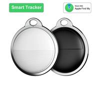 Mini traceur GPS pour système Apple iOS, trouver mon application, détecteur de portefeuille, sac de vélo, traqueur de perte, localisateur Bluetooth intelligent 2 PCS Black