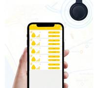 Mini Traceur GPS, Traceur GPS à la mode, Alarme anti-perte intelligente pour animaux de compagnie, Localisateur de clés sans fil, Contrôle de l'obturateur, Convient pour le portefeuille, le sac, les c