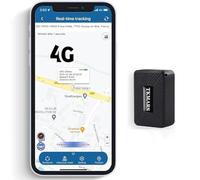 Mini Traceur GPS Tracker sans Abonnement pour Voiture Temps réel Enregistrement de l'histoire Super Petit Tracker Antivol pour Scooter électrique, Clés, Sac, Vieil Homme 25 Jours en Veille TK913-4G