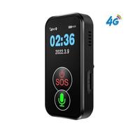 Mini traceur tracker GPS 4G étanche avec Micro GSM, appel SOS, sécurité contre la perte - Autonomie 100 jours