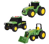 Mini Tracteur Sons Et Lumières Pack De 3 Vert TU