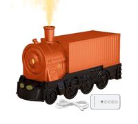 Mini Train Diffuser - Mist Humidifier for Bedroom Office Indoor | Pp Abs with 7 Color Led, Aromatherapy Light Device, Nursery Room, Travel, Compact, Usb Cable and Holiday Surprise