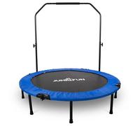 JUMP4FUN Mini Trampoline Fitness Jump4fun Pliable Double-Bar - Ø122cm - Bleu Bleu