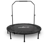 Mini Trampoline Fitness - Jump4fun - Pliable Double-Bar - Ø122cm - Noir Noir G