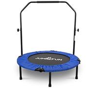 Mini Trampoline Fitness Jump4fun Pliable Double-Bar - Ø92cm Bleu