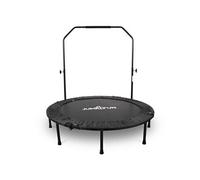 Mini Trampoline Fitness - Jump4fun - Pliable Double-Bar - Ø122cm - Noir Noir G