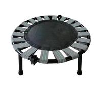 Mini Trampoline, Folding Jumping Bed, Silent Foldable Fitness Rebounder, 165 LBS Load Bearing Exercise Trampoline, Indoor Outdoor Workout Equipment for Kids and Adults, 45x16cm