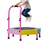 Mini trampoline pliable pour enfant 91 cm | Trampoline de loisirs avec poignée réglable pour aire de jeux, parc, maison, salle de classe, maternelle, soins de jour