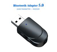 Mini transmetteur récepteur audio bluetooth 5.0, kit de 3 en 1, en jack 3.5mm aux usb, adaptateur sans fil pour musique stéréo, écouteurs de voiture tv et pc