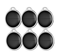 Mini traqueur GPS intelligent pour enfants et personnes âgées,Bluetooth,AirTag,étiquette de perte de vélo,système Apple iOS,trouver mon - Type 6 PCS Black