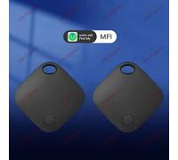 Mini Traqueur Gps Pour Sacs Et Bagages,Airtag,Bluetooth Key Finder Avec Apple,Find My Network,Ios Only Smart Tag Tracker,Item Locator - Type 2pc Black