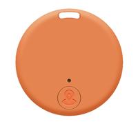 Mini traqueur GPS sans fil,alarme anti-perte,clé de sac pour enfant,recherche de portefeuille,Bluetooth,localisateur GPS,étiquette intelligente pour iPhone,Android - Type Orange
