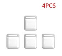 Mini traqueur GPS sans fil,alarme anti-perte,clé de sac pour enfant,recherche de portefeuille,Bluetooth,enregistrement GPS,étiquette intelligente pour iPhone,Android - Type 4pcs White