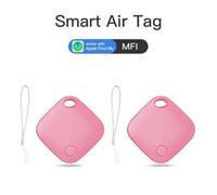 Mini Traqueur Intelligent Gps Air Tag Pour Apple Ios,Bluetooth,Détecteur D'enfant,Animal De Compagnie,Voiture Perdue,Système Find My Andrea Er - Type 2pcs Pink #A