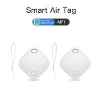 Mini Traqueur Intelligent Gps Air Tag Pour Apple Ios,Bluetooth,Détecteur D'enfant,Animal De Compagnie,Voiture Perdue,Système Find My Andrea Er - Type 2pcs White #B