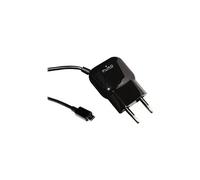 Mini Travel Charger - Adaptateur secteur - 1 A (Micro-USB de type B) - sur le câble : Micro-USB - noir