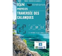 Collectif – IGN – Calanques Traversée de Marseille à La Ciotat mini (89035) – Carte