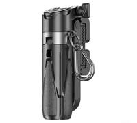 Mini trépied 3 en 1 avec télécommande en alliage d'aluminium réglable en hauteur de 11,7 à 41,5 cm pour selfie (noir)