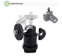 Mini trépied à angle de percussion réglable,rotule standard,vis 1/4 en effet,support adaptateur de montage HotShoe -C551814335