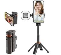 Mini Trépied avec Télécommande, Rotatif à 360 °, Trois en Un Seul Support, avec Télécommande Amovible, Peut être Utilisé pour Les Photos, l'enregistrement Vidéo