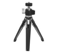 Mini Trépied de Bureau avec Perche à Selfie, Rotule Rotative à 360° pour Appareils Photo, Projecteurs, Pieds en Silicone Antidérapants et Prise en Main Confortable.