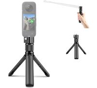 Mini trépied de bureau pliable avec poignée rotative pour Insta360 X3 / X4//X5/ONE X2 /ONE X/ONE RS, 1/4"" Vis Compact Trépied de table pour GoPro/DJI et plus encore, Gimbal, Poignée Grip